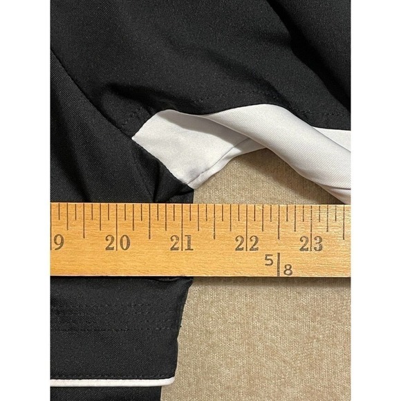 Reebok Jacket Men's Medium Black Hooded Zipper Pockets - Picture 6 of 11